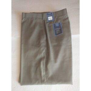 Croft & Barrow Men's Performance Wool Blend Dress Pants‎ Washable Gray
